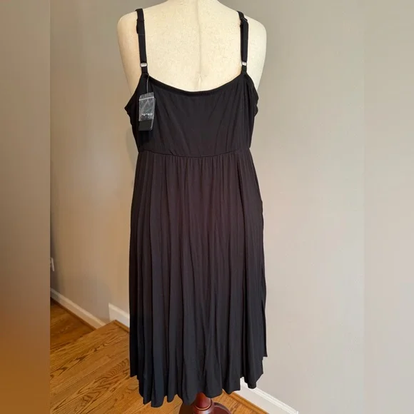 NWT Torrid Black Supersoft Button-Front Midi Dress - Torrid Size 3 (22-24, 3X) - Picture 8 of 16